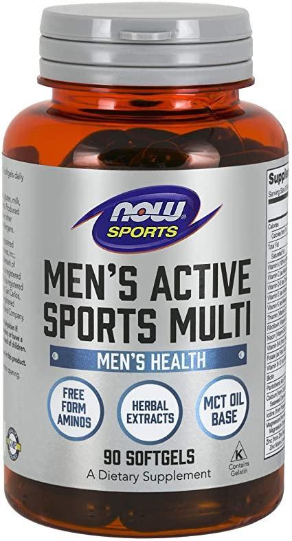 Витаминно-минеральный комплекс NOW Foods Men's Active Sports Multi 90 Softgels