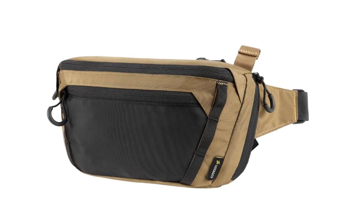 Сумка поясная Votagoo EDC Fanny Bag через плечо для оружия Койот