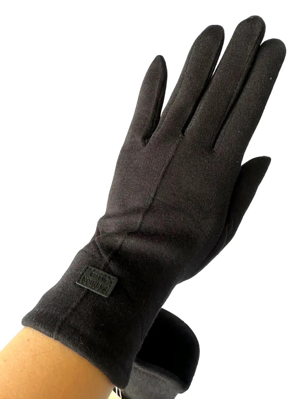 Перчатки женские сенсорные 1-03 р. 8,5 Черный (DR017303)