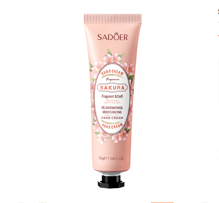 Крем для рук увлажняющий Sadoer Hand Cream Sakura с экстрактом сакуры 30 г (2104713614)