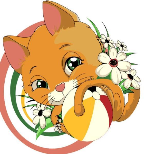 Картина по номерам Strateg Животные Мячик в кавычках 30х30 см в термопакете (ES067-mt)