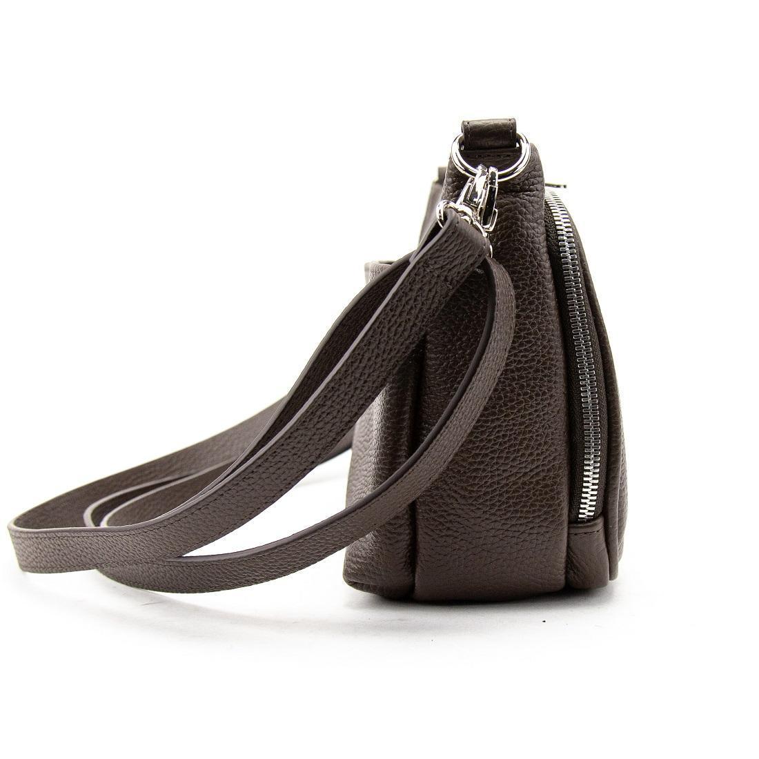 Жіноча сумка шкіряна кросбоді Tavinchi CH-001DB-FL Коричневий (2776862196) - фото 4 Жіноча сумка шкіряна кросбоді Tavinchi CH-001DB-FL Коричневий (2776862196) - фото 4