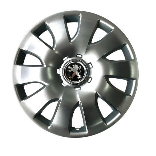 Автомобильные колпаки SKS 425 R16 с логотипом Peugeot 4 шт. Серебристый
