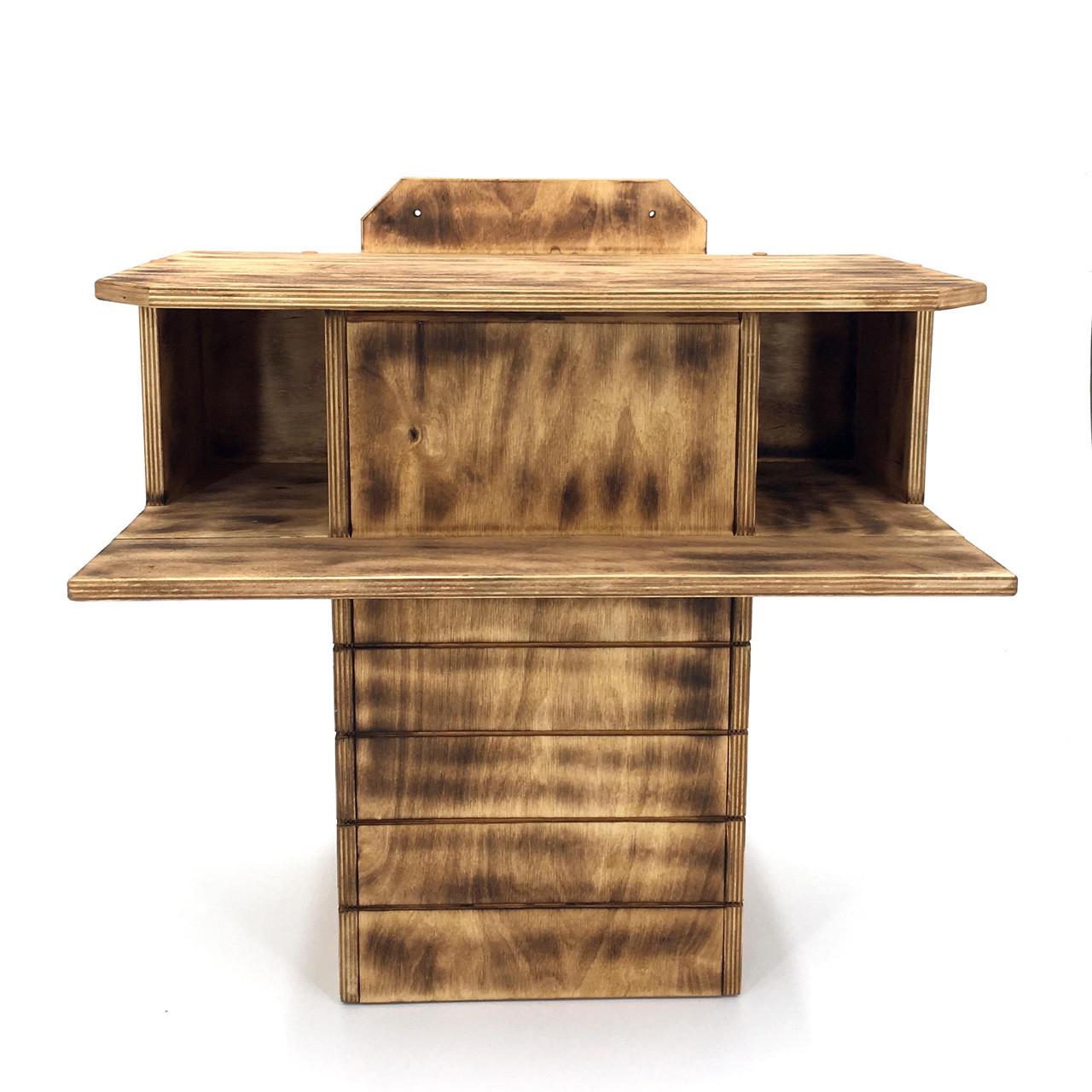 Домик для белок из дерева Монго Бенгала (ДДБ-001827) - фото 2 Домик для белок из дерева Монго Бенгала (ДДБ-001827) - фото 2