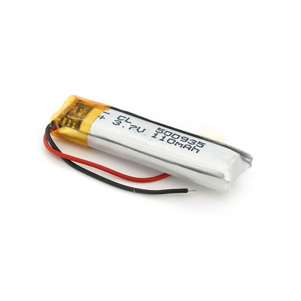 Акумулятор літій-полімерний 3,7В Li-ion 110 мАг 5х09х35 мм (33032)