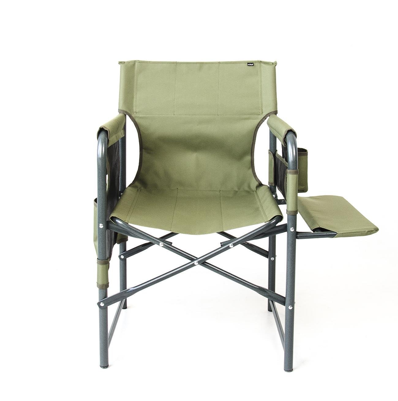 Стул туристический Режиссер с мягкой полкой эконом оксфорд Хаки