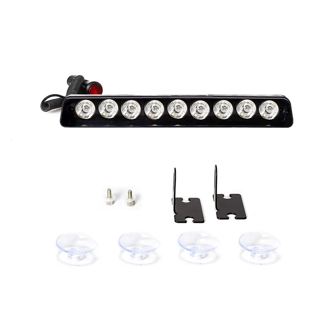 Стробоскоп Global Solution 9 LED R/W/B 12V (88889) - фото 3