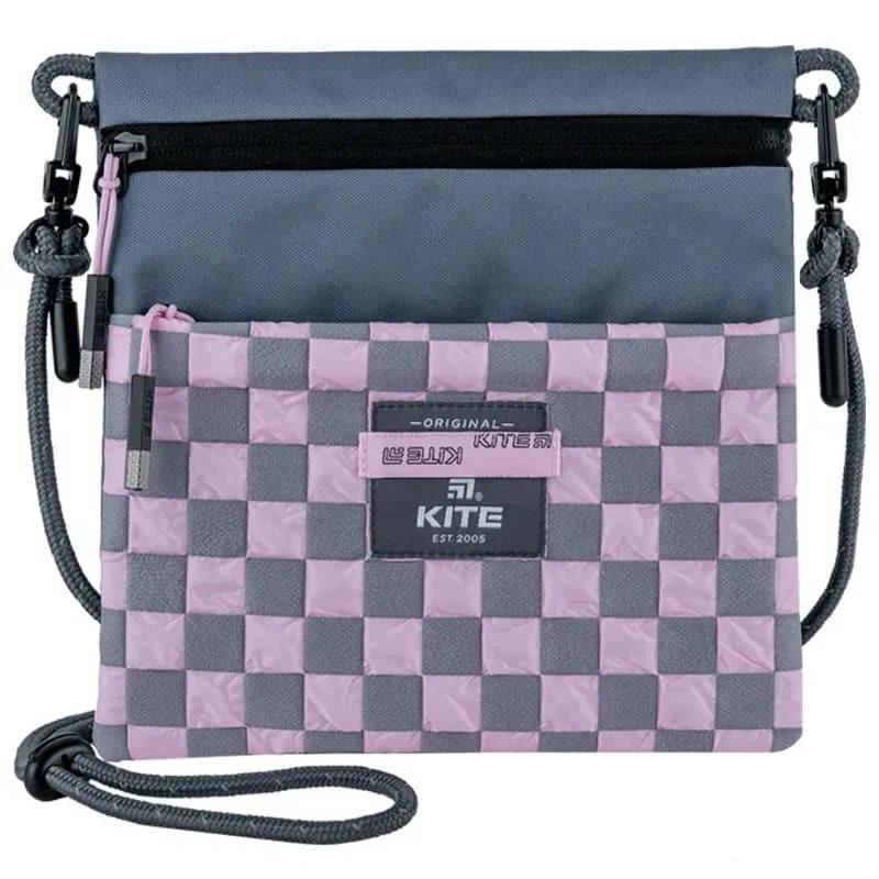 Женская сумка-кроссбоди молодежная KITE Education teens 1,6 л Серый (K24-2772-5)