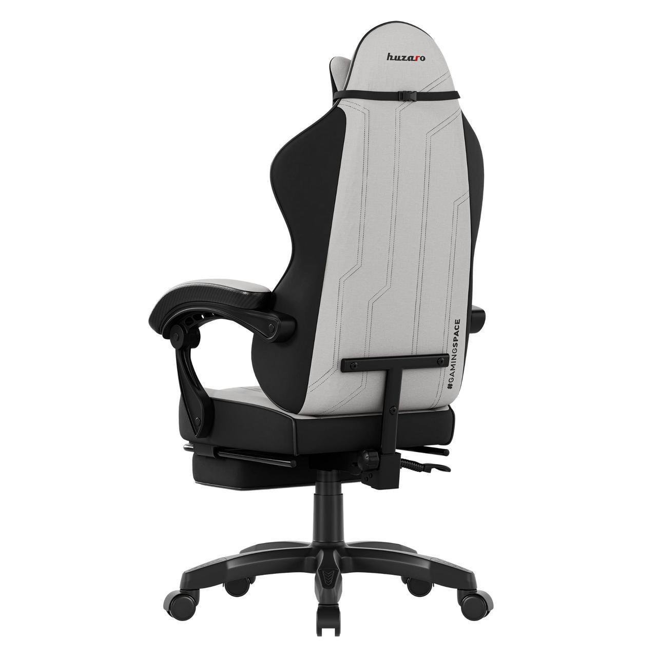 Крісло комп'ютерне Huzaro Force 3.7 Grey тканина (29953295) - фото 3