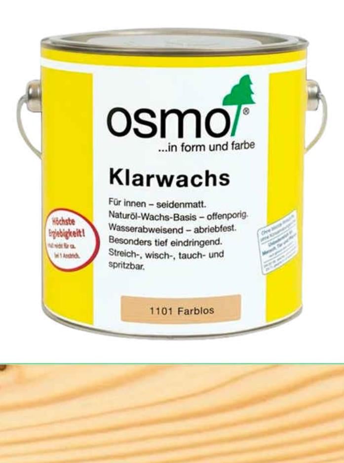 Масло для твердих порід Osmo Klarwachs 0,125 л Прозорий (1101)