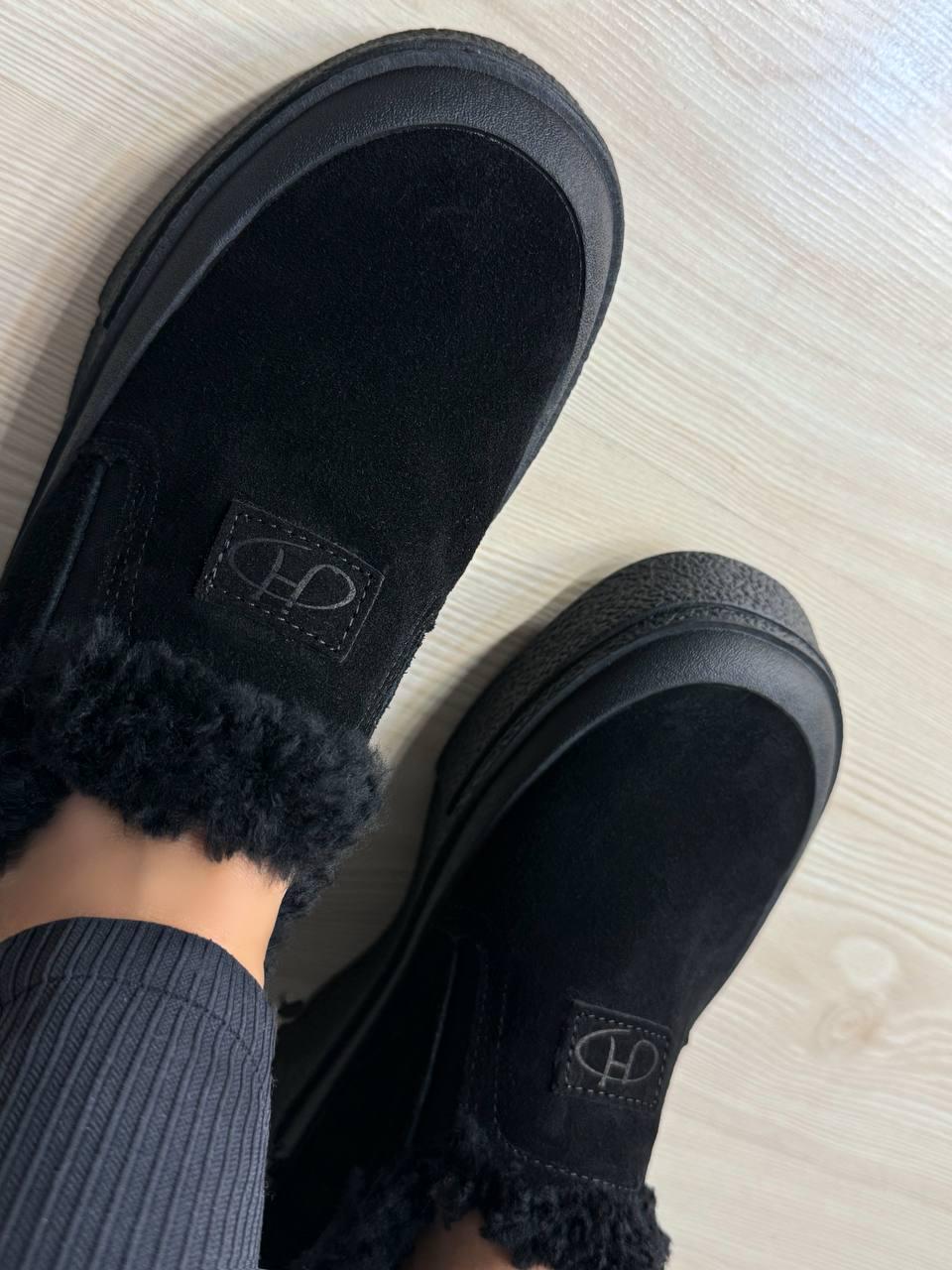 Черевики жіночі Hengji 660-1 замшеві кеди на хутрі р. 40 Чорний (5801) - фото 6 Черевики жіночі Hengji 660-1 замшеві кеди на хутрі р. 40 Чорний (5801) - фото 6