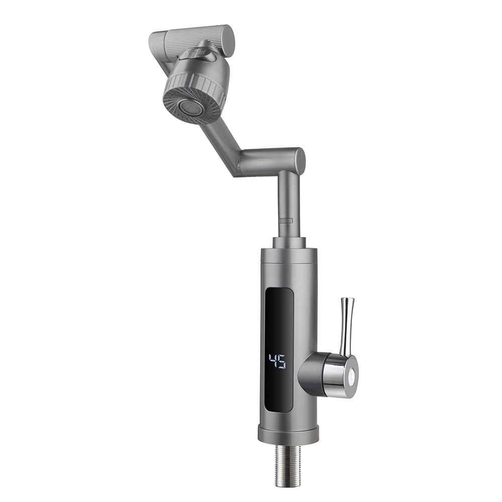 Проточний водонагрівач Wezer F16T для кухні 3,3 кВт Графітовий (1055382)