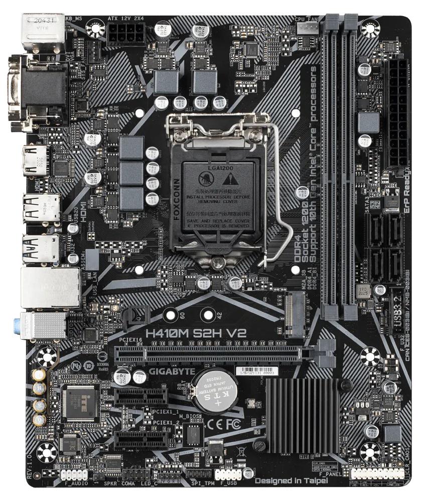 ᐉ Материнская плата Gigabyte H410M S2H V2 (10183810)