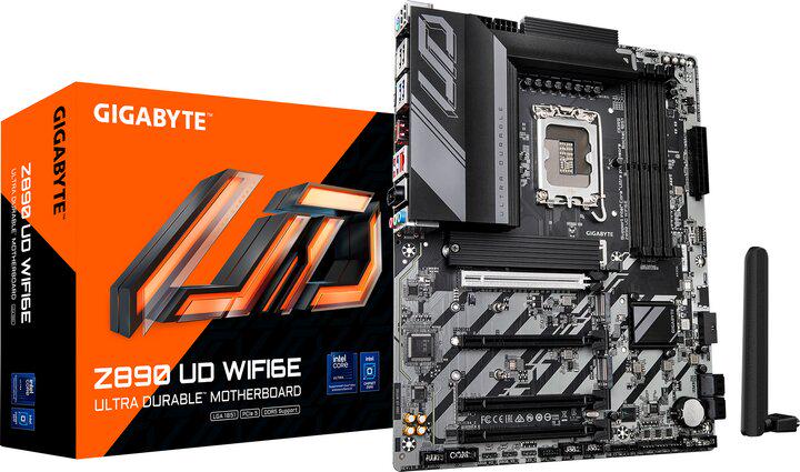 Материнская плата Gigabyte Z890 UD WiFi6E Intel/atx/DP/USB4-C/3xM.2 Черный - фото 4