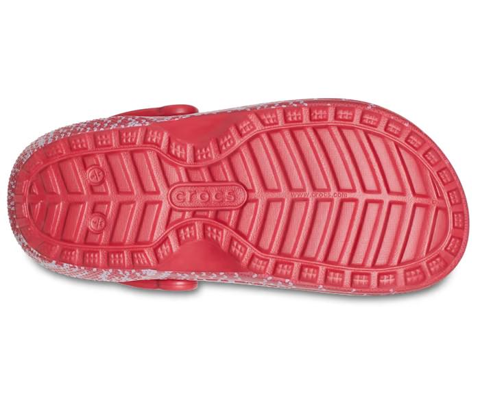 Сабо Crocs Classic Lined Holiday Charm р. W7/EUR 37-38 Red/White (10856453) - фото 5