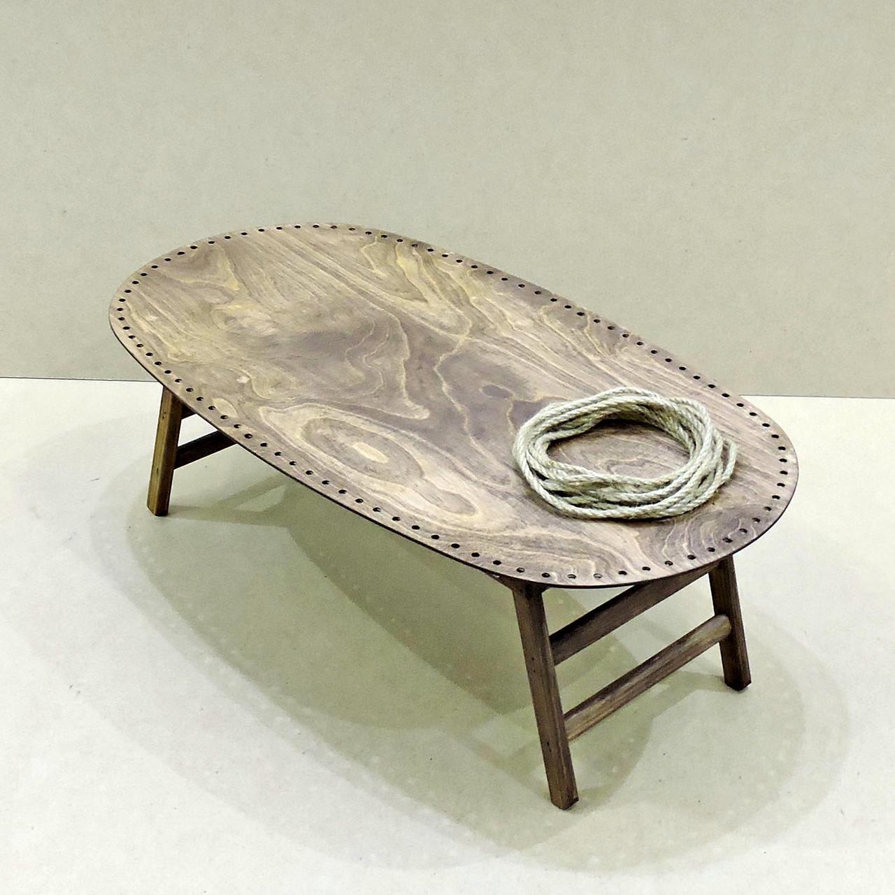 Столик-поднос для завтрака из дерева Вайоминг Капучино (СТП-001809)