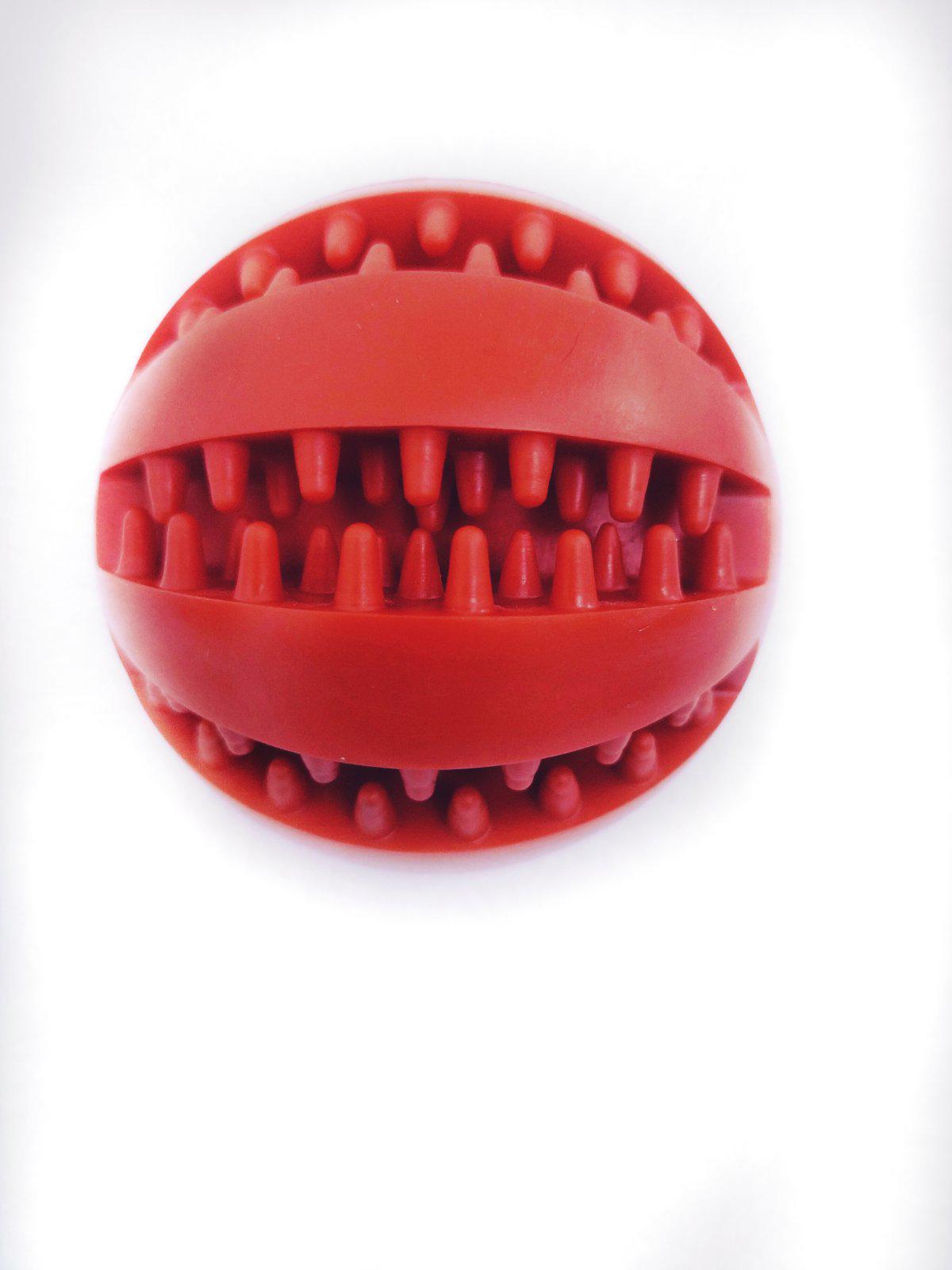 М'яч для собак TPR круглий із зубцями 7 см Червоний (ІГ-ТПР002ч)
