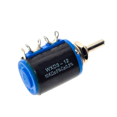 Резистор минный WXD3-12-2W 10 кОм многооборотный колпачок (677145)