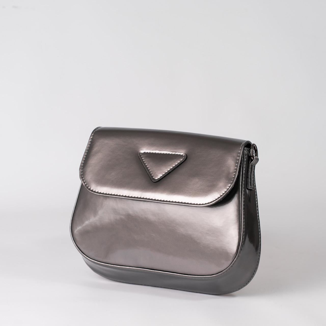 Сумка женская багет XENIA № 07-24 Серебристый - фото 1 Сумка женская багет XENIA № 07-24 Серебристый - фото 1