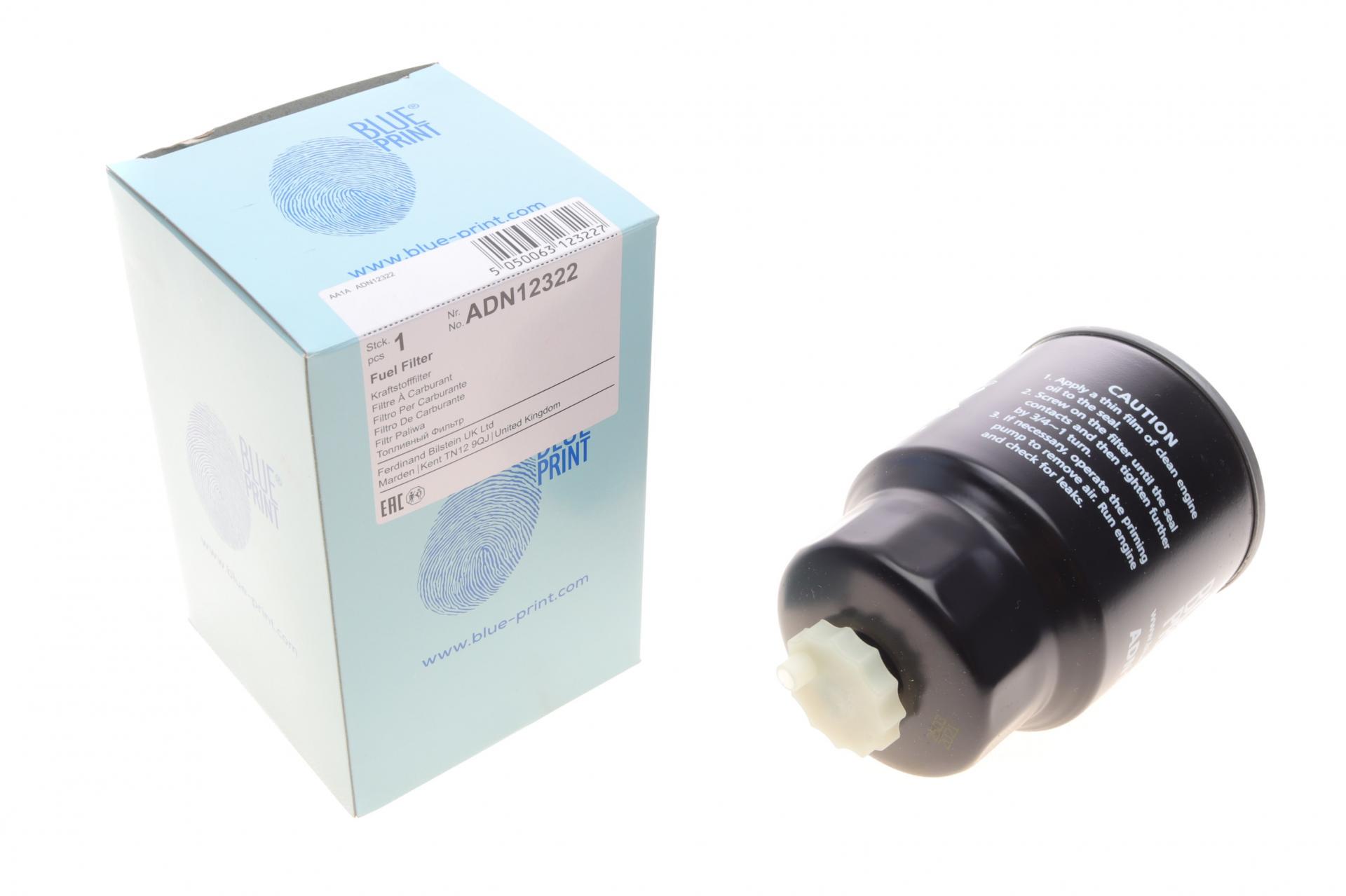 Фильтр топливный BLUE PRINT для Nissan Almera 2,2Di/dCi 00-06/Primera 2,2 Di/dCi 02-/Pathfinder 2,5 dCi 05- (ADN12322)