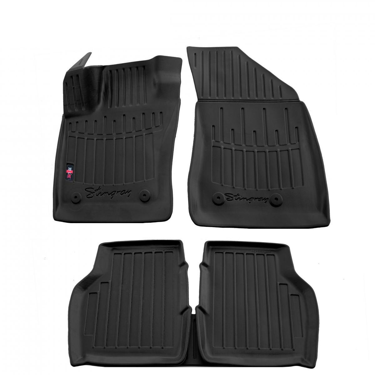 Коврики резиновые Stingray для Jeep Compass ІІ 2016- с бортом 5 шт. (5046045)