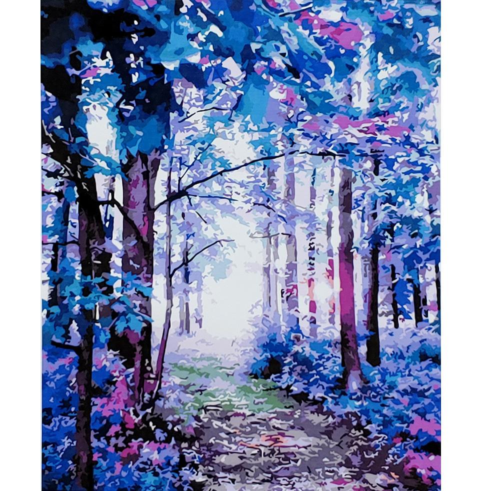 Картина по номерам Strateg Премиум Очаровательный лес 40x50 см (SY6927)
