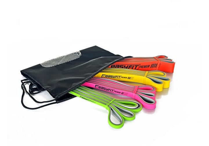 Набір двошарових резинок для підтягування EasyFit Premium EF-2454 2-45 кг 4 шт. - фото 2 Набір двошарових резинок для підтягування EasyFit Premium EF-2454 2-45 кг 4 шт. - фото 2