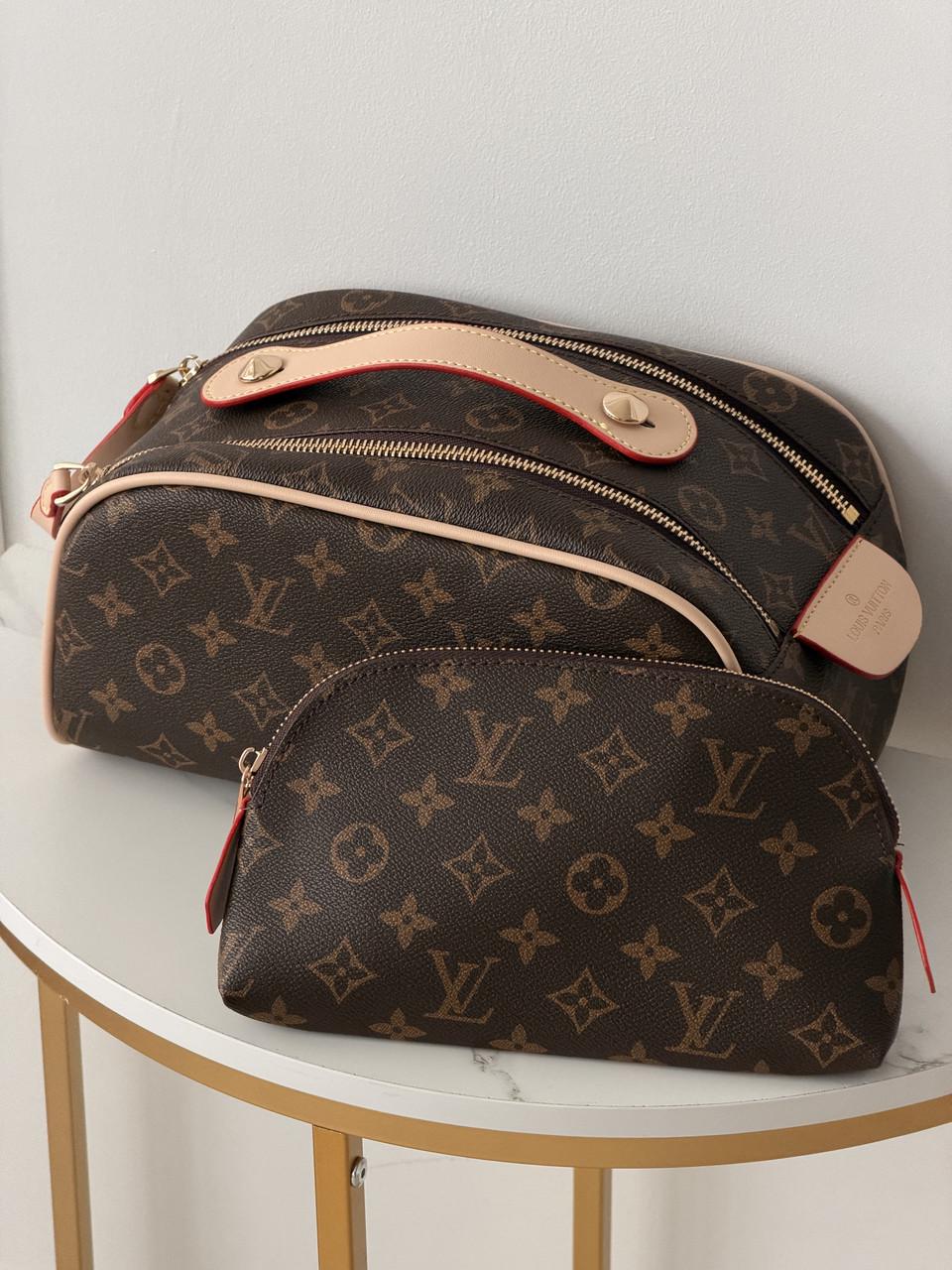 Косметичка женская Louis Vuitton Dopp Kit Коричневый/Бежевый светлый (2942323149) Косметичка женская Louis Vuitton Dopp Kit Коричневый/Бежевый светлый (2942323149)