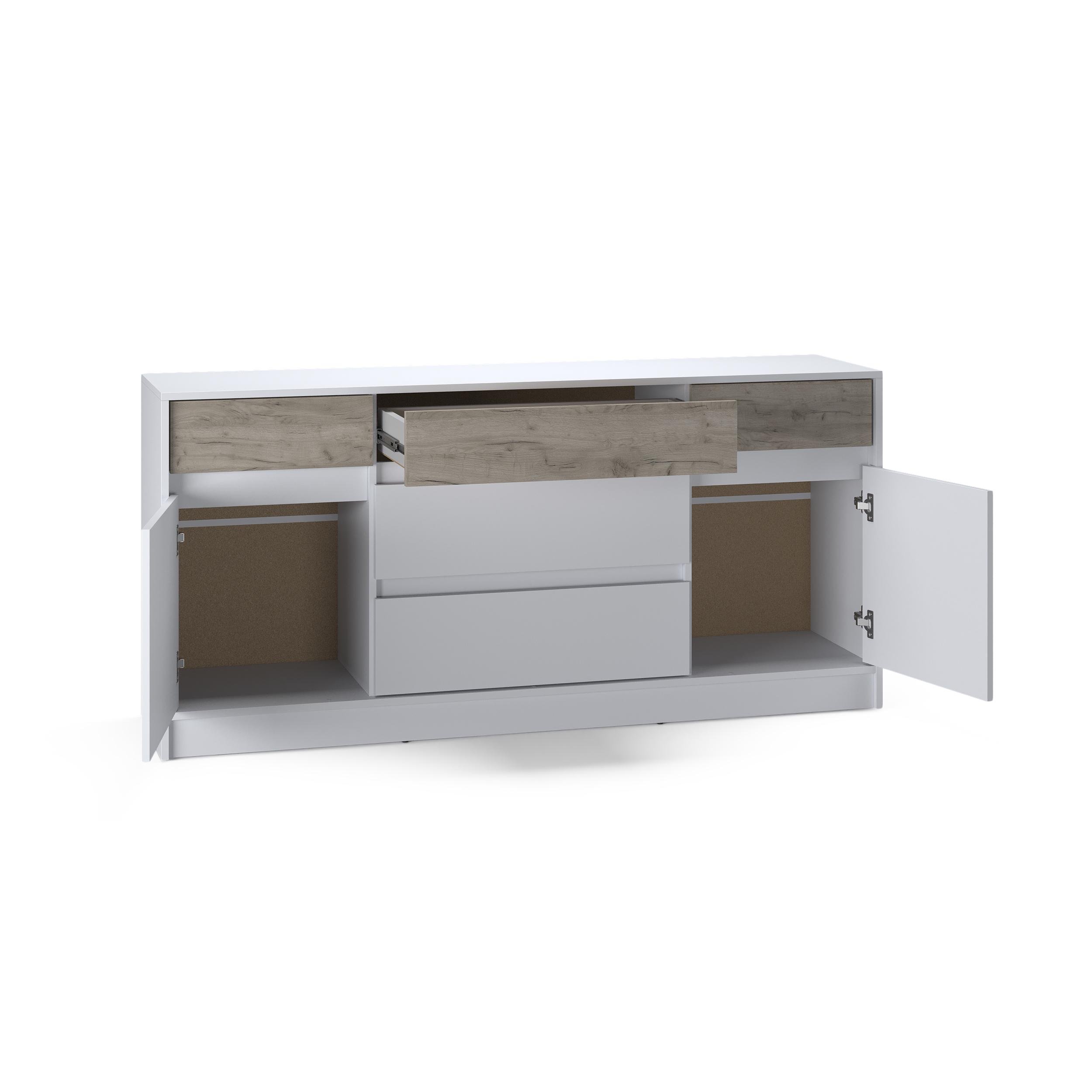 Комод Everest Style 1600 1602х754х390 мм Нимфея/Крафт серый (11485) - фото 3 Комод Everest Style 1600 1602х754х390 мм Нимфея/Крафт серый (11485) - фото 3