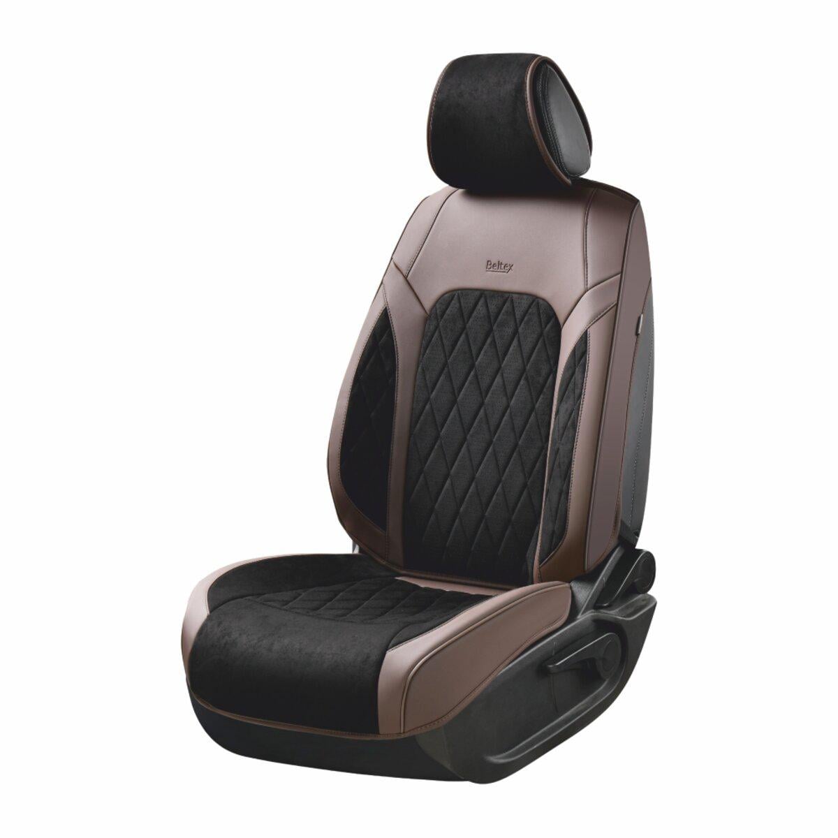 Комплект чехлов 3D для сидений Beltex Malibu Black-Brown