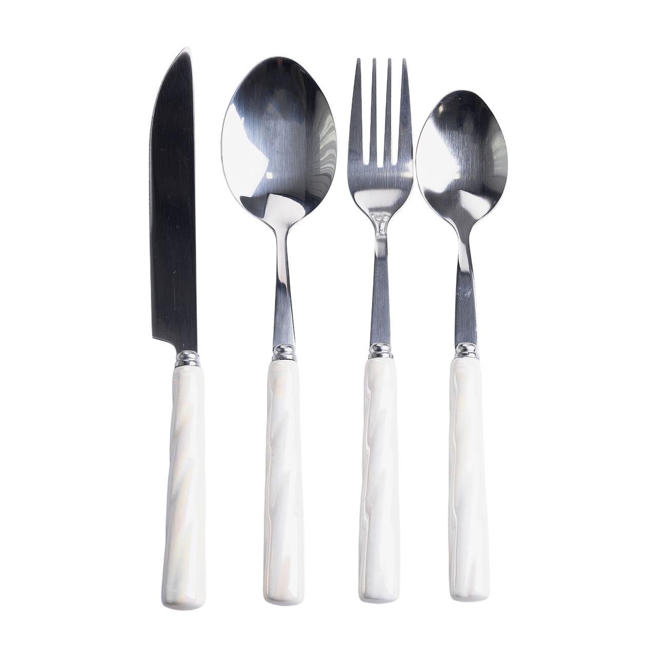 Набір столових приборів на підставці 24 пр. з керамічними ручками (HP-20-50) - фото 3