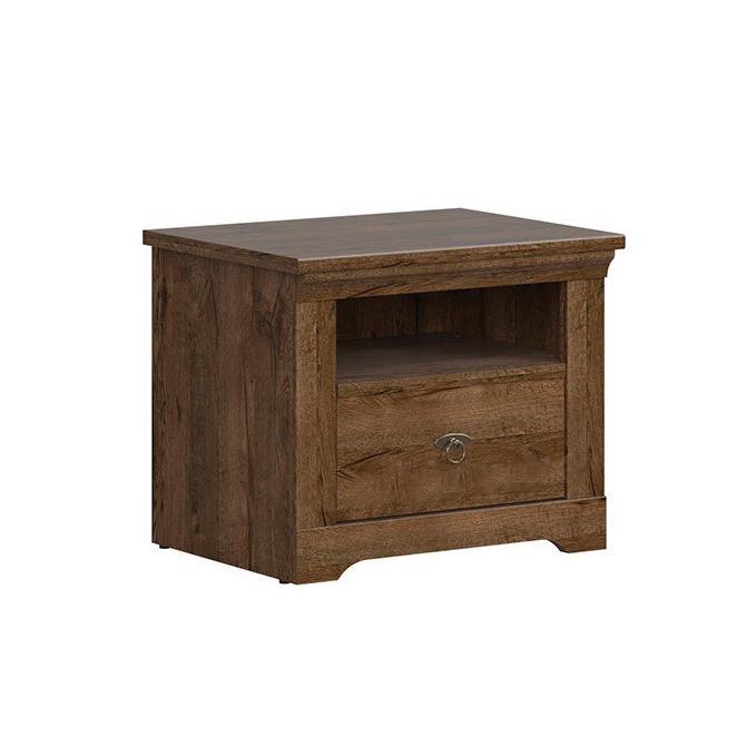 Тумба прикроватная в спальню Gerbor KOM1S Патрик из ДСП Дуб эйприл (43196)