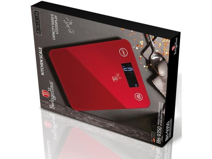 Кухонні веси Berlinger Haus Metallic Line Burgundy Edition (BH-9350) - фото 2