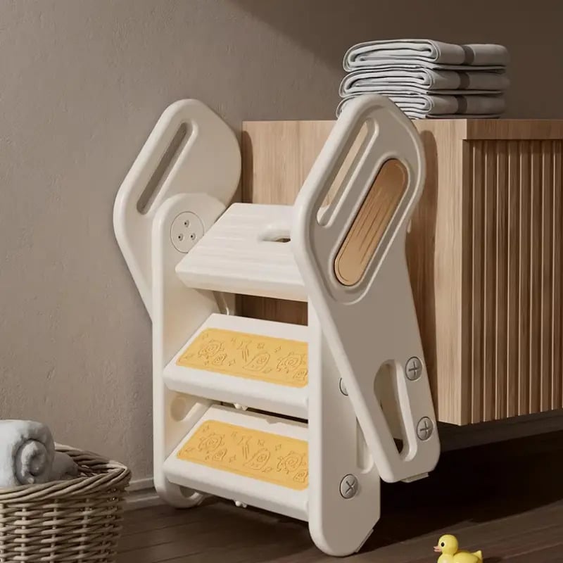 Детская лестница-табурет Lumpurini Elettra пластиковая 3 ступени с подсветкой (YYST-2328) - фото 11 Детская лестница-табурет Lumpurini Elettra пластиковая 3 ступени с подсветкой (YYST-2328) - фото 11