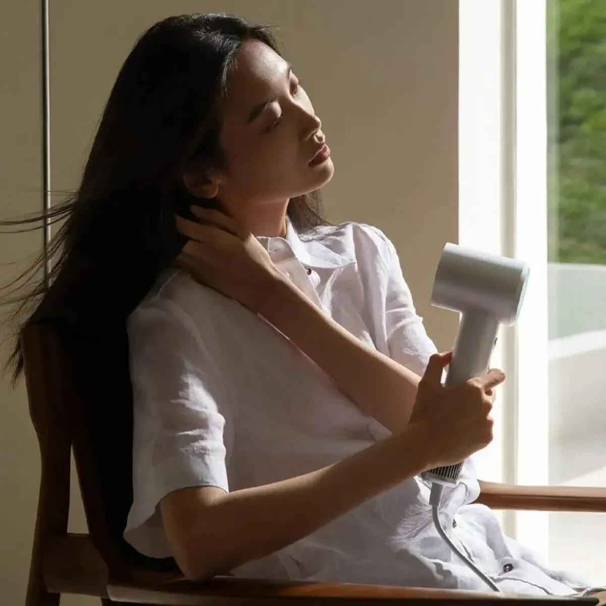 Фен для волосся MiJia Dryer H501 перехідник на EU розетку White (HP501W) - фото 8