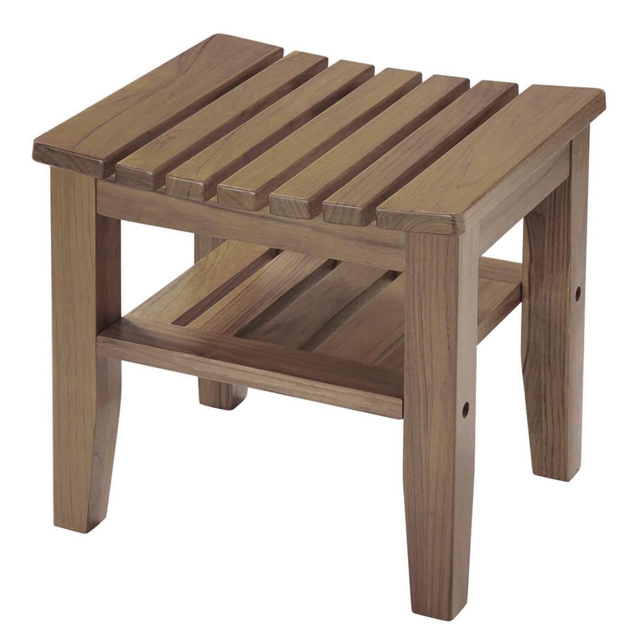 Табурет для ванной из дерева Стравали Корица (ТВН-009033)