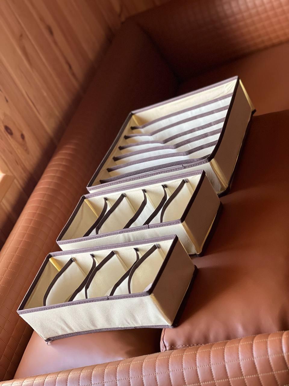 Набор бельевых органайзеров 3 шт. (AND LY-780) - фото 3 Набор бельевых органайзеров 3 шт. (AND LY-780) - фото 3