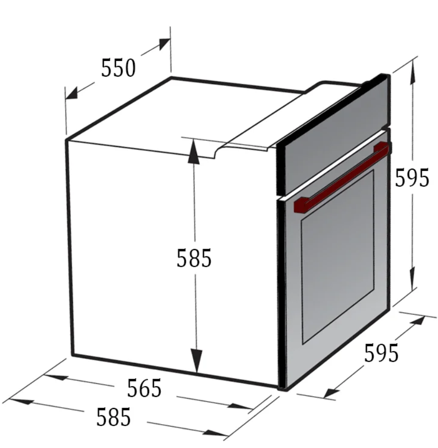 Духова шафа газова Gunter&Hauer EOG 604 - фото 9