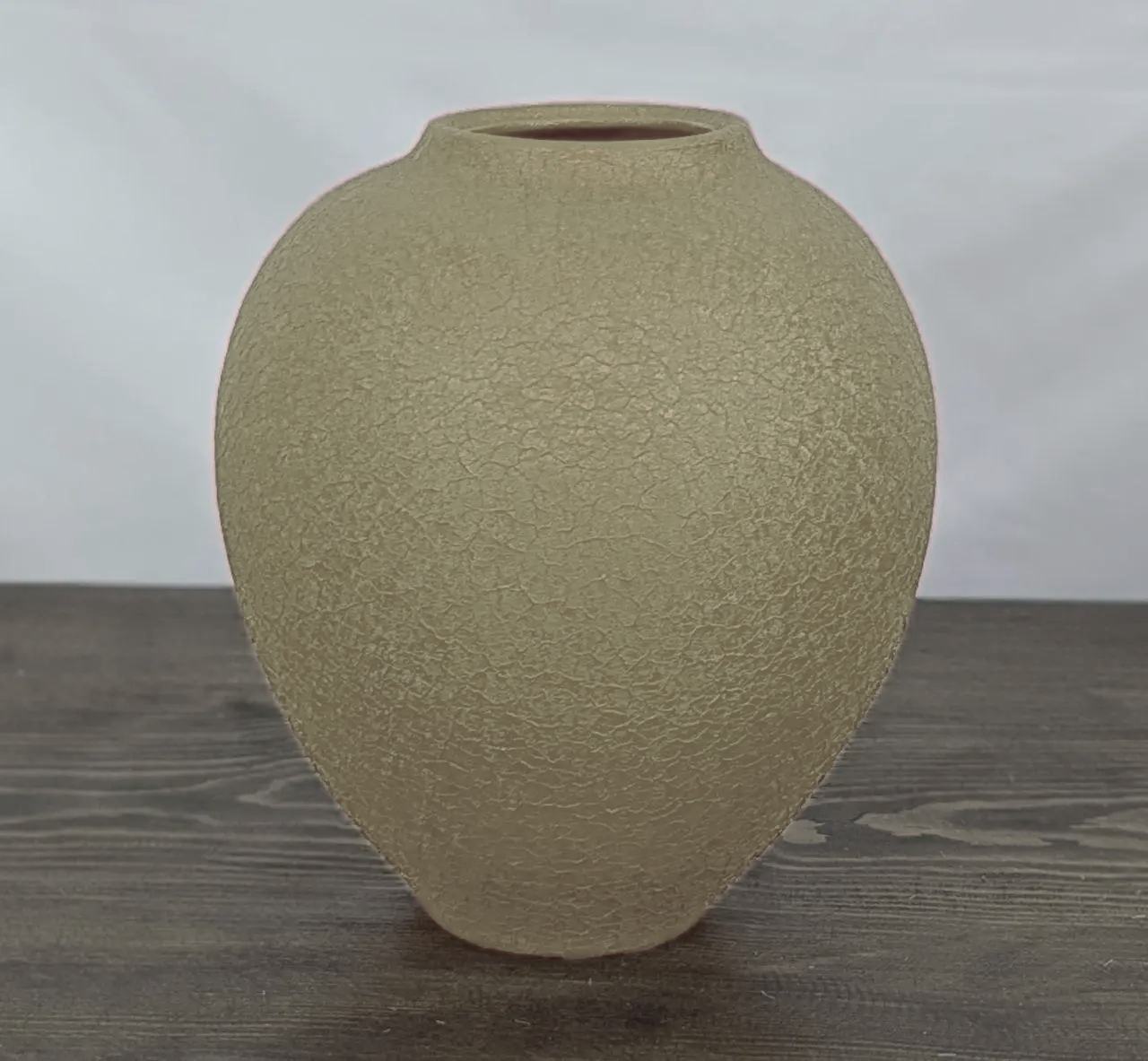Ваза Nana Ceramics Велеса шелк 28 см Бежевый