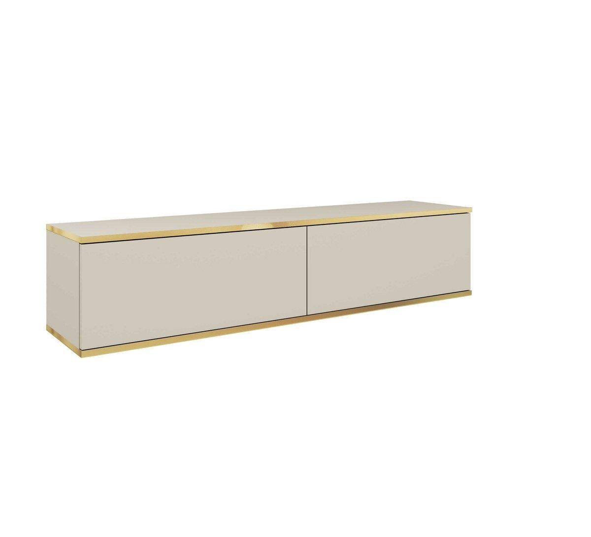 Тумба под ТВ навесная Perfect Home Oro RTV135 2-дверная Бежевый (PFH-091351)