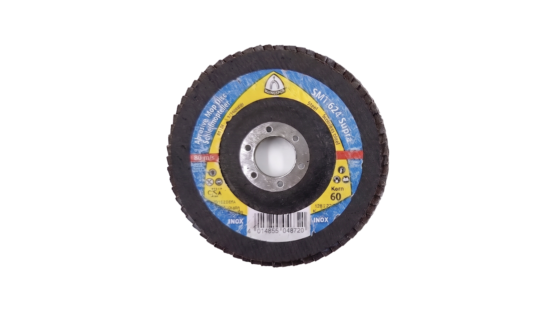 Круг лепестковый зачистной Klingspor КЛТ 125х60 NC/NK 60 1 шт. (3041402053/К2437)