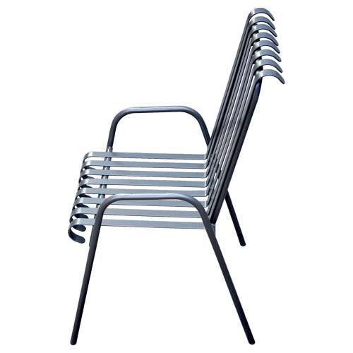 Стул Kompred Лето OL229 лофт 48х60х95 см Серый - фото 2 Стул Kompred Лето OL229 лофт 48х60х95 см Серый - фото 2