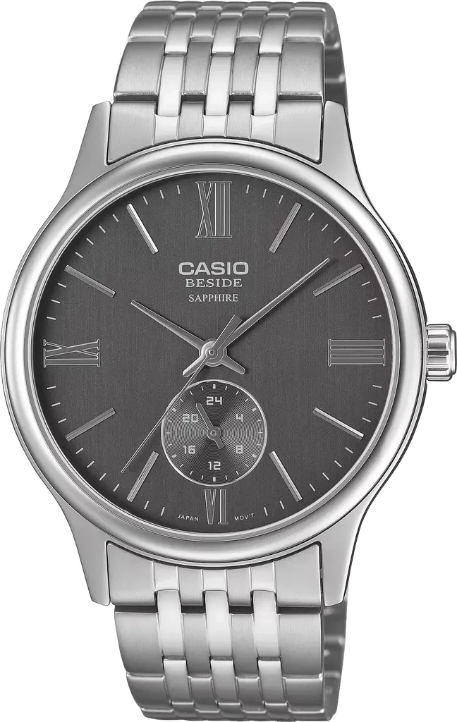 Наручные часы мужские Casio Beside BMS-100D-8A с сапфировым стеклом/стальным корпусом Серый (3122081003)