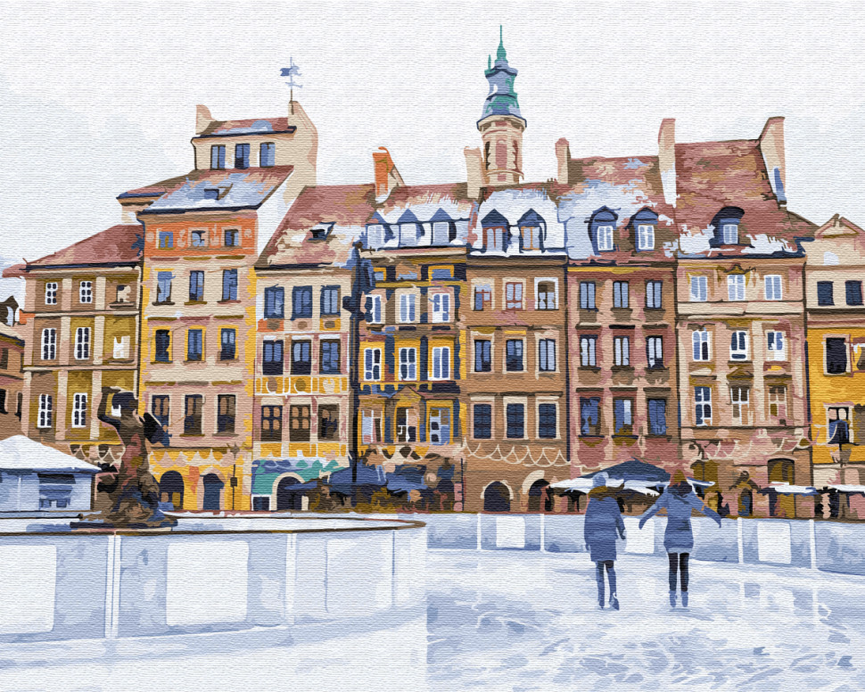 Картина по номерам Brushme Рождественская площадь (GX33177)