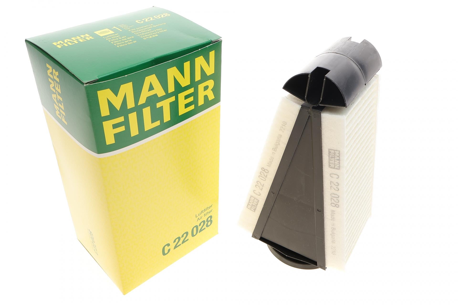 Фильтр воздушный Mann-Filter для MB C-class W205 2,2CDI OM651 14-18/GLC X253 2,2CDI OM651 15-19 (C 22 028)