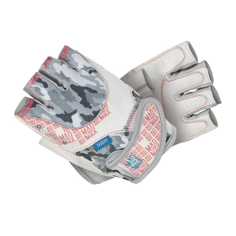 Рукавички для тренувань жіночі Mad Max No Matter Gloves MFG-931 M Білий (20822-01)