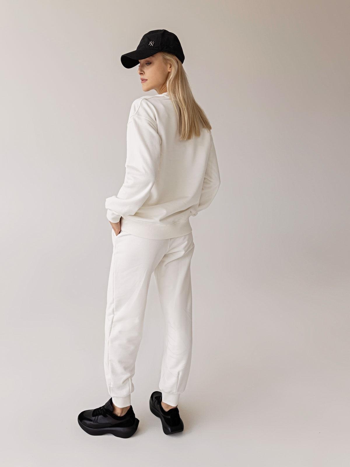 Світшот жіночий базовий FROMUS S/M Молочний (2567-17) - фото 3 Світшот жіночий базовий FROMUS S/M Молочний (2567-17) - фото 3