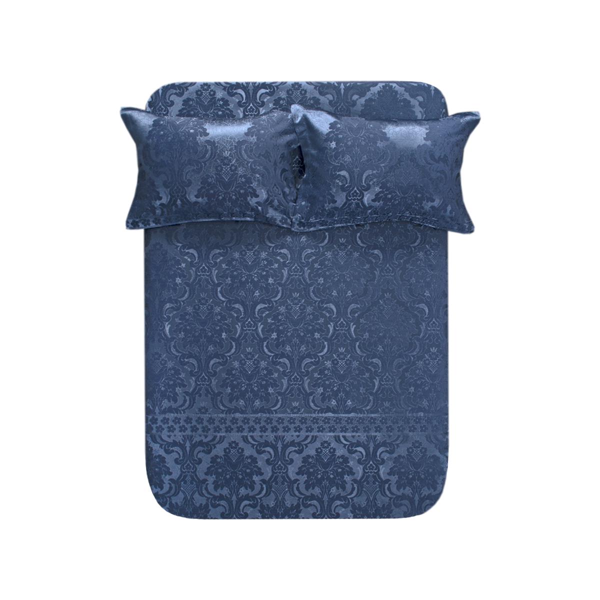 Покривало жакард з наволочками Dantela Vita Armada євро Синій (svt-2000022345620) - фото 1