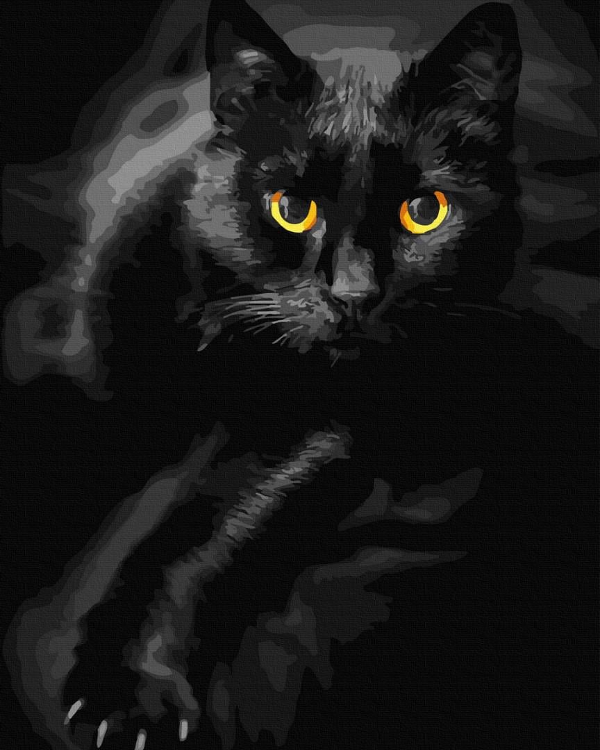 Картина по номерам Brushme Изящная кошка 40x50 см (GX40026)