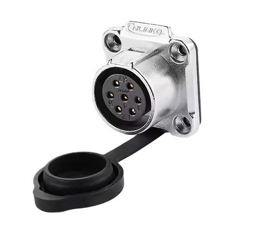 Роз'єм герметичний Cnlinko LP-20-J07SX-03-401 розетка 7 pin IP67 (2734635921)